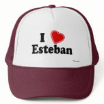 I Love Esteban hats