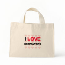 I LOVE ESTIMATORS TOTE BAGS
