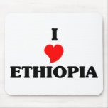 I Love Ethiopia mousepads