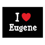 I love Eugene heart T-Shirt Post Card