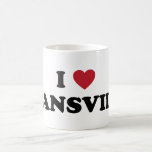 I Love Evansville Indiana Coffee Mugs