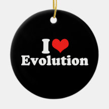 I LOVE EVOLUTION.png Ornament