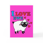 I love Ewe Card
