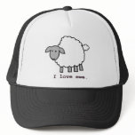 I Love Ewe Sheep Mesh Hats