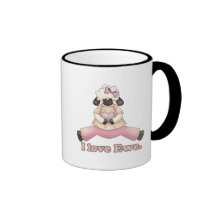 i love ewe valentine sheep mugs