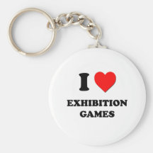 I love Exhibition Games Key Chains