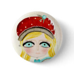 I love Eyelashes extensions Button by Rupydetequila I love Eyelashes extensions Button
