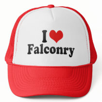 I Love Falconry Hat