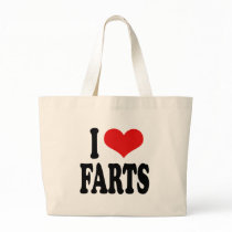 I Love Farts Canvas Bag
