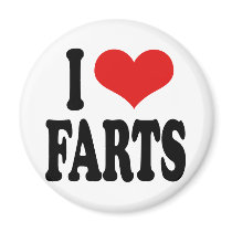 I Love Farts Fridge Magnets