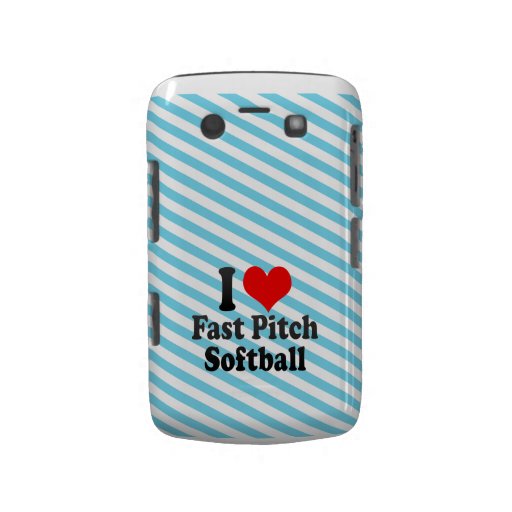 I love Fast Pitch Softball Case-Mate Blackberry Case