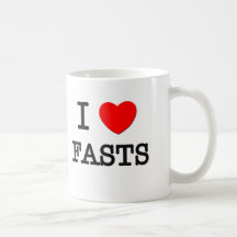 I Love Fasts Coffee Mug