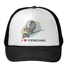 I Love Fencing Hat