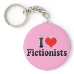 I Love Fictionists keychains
