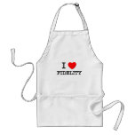 I Love Fidelity aprons