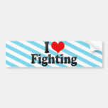I Love Fighting Bumper Sticker
