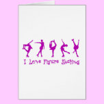 I love figure skating - purple cards