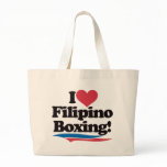 I Love Filipino Boxing bags