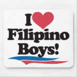 I Love Filipino Boys mousepads