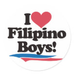 I Love Filipino Boys stickers