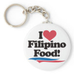 I Love Filipino Food keychains