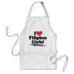 I Love Filipino Girls aprons