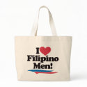 I Love Filipino Men bags