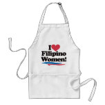 I Love Filipino Women aprons