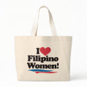 I Love Filipino Women bags