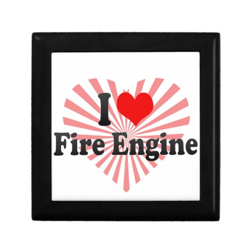 I love Fire Engine Gift Boxes