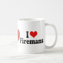 I Love Firemans Mug