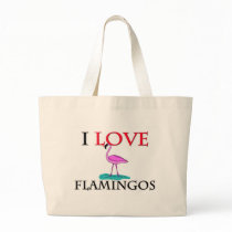 I Love Flamingos Bag