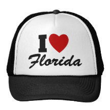 I Love Florida Mesh Hats