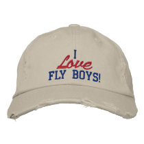 I Love Fly Boys! Air Force Hat Baseball Cap