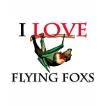I Love Flying Foxs t-shirts