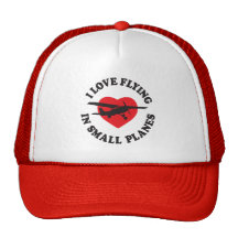 I Love Flying In Small Planes Mesh Hat