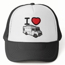 I Love Food Trucks! Hats