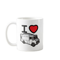 I Love Food Trucks! Coffee Mug