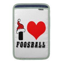 I Love Foosball Design MacBook Air Sleeves