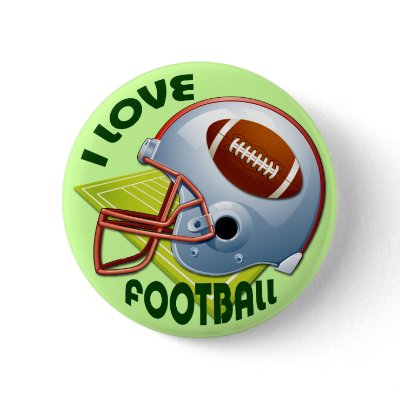 I LOVE FOOTBALL PINS by dgpaulart