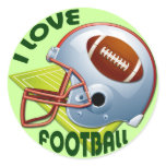 I LOVE FOOTBALL stickers