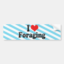 I Love Foraging Bumper Stickers