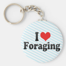 I Love Foraging Keychains