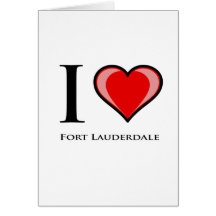 I Love Fort Lauderdale Cards