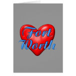 I Love Fort Worth Texas Greeting Card