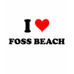 I Love Foss Beach New Hampshire t-shirts