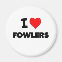 I Love Fowlers Fridge Magnets