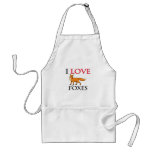 I Love Foxes Aprons