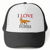 I Love Foxes Mesh Hat