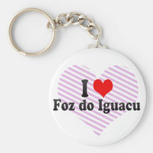 I Love Foz do Iguacu, Brazil Keychain